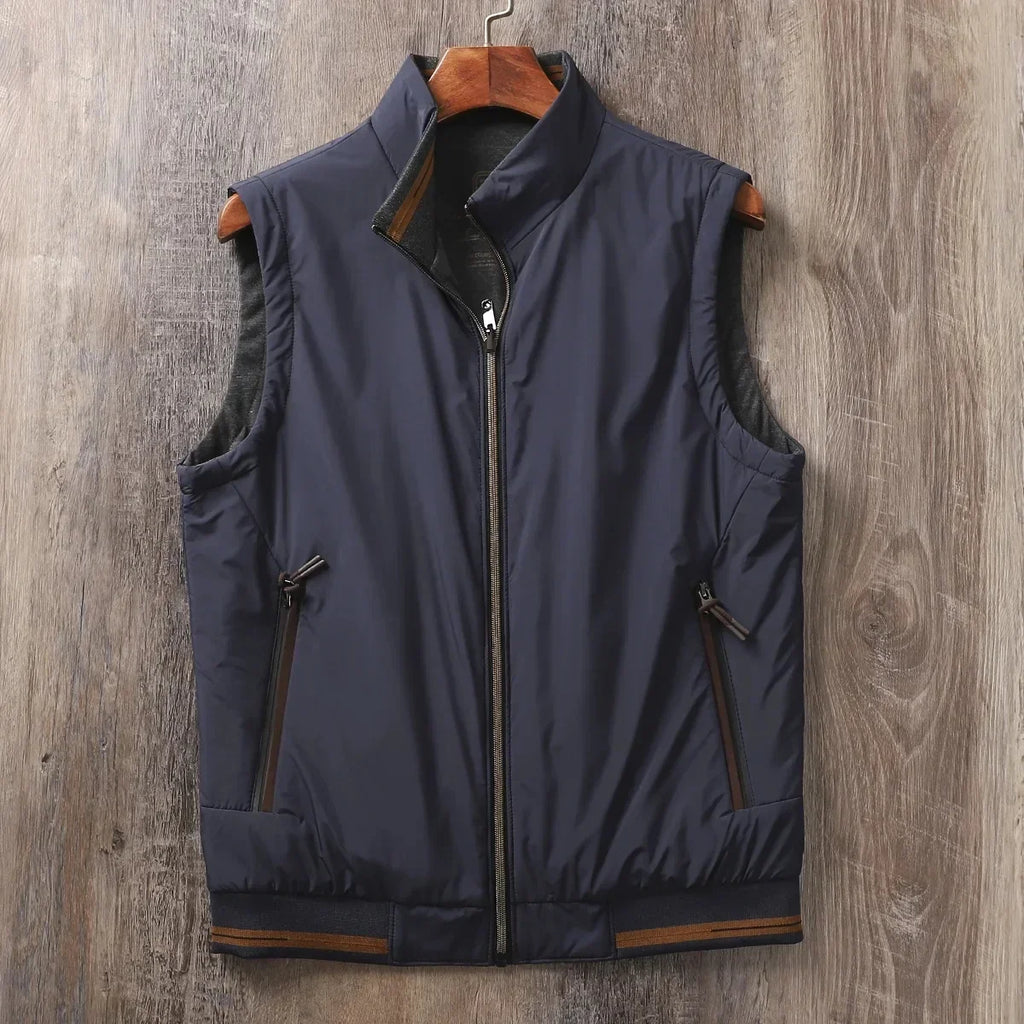 Men's Performance Quilted Vest - Water-Resistant Warm Vest