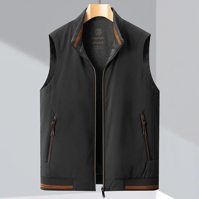 Men's Performance Quilted Vest - Water-Resistant Warm Vest