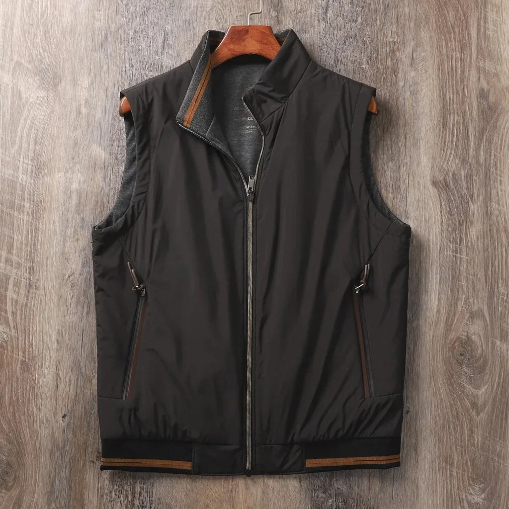 Men's Performance Quilted Vest - Water-Resistant Warm Vest