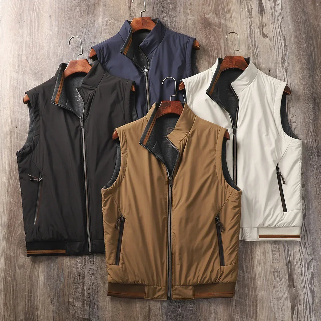Men's Performance Quilted Vest - Water-Resistant Warm Vest