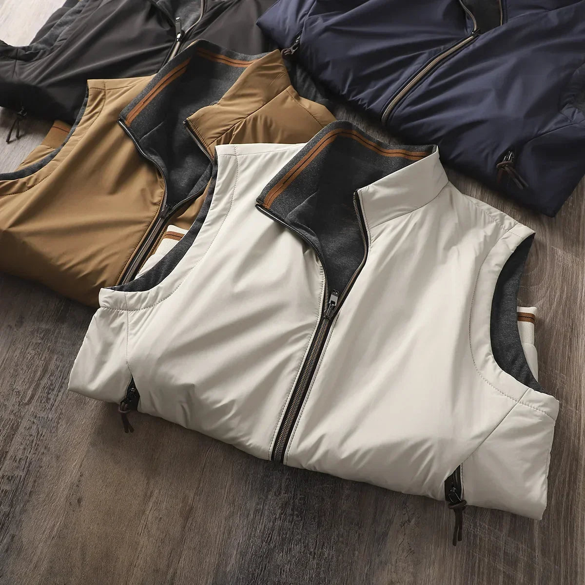 Men's Performance Quilted Vest - Water-Resistant Warm Vest