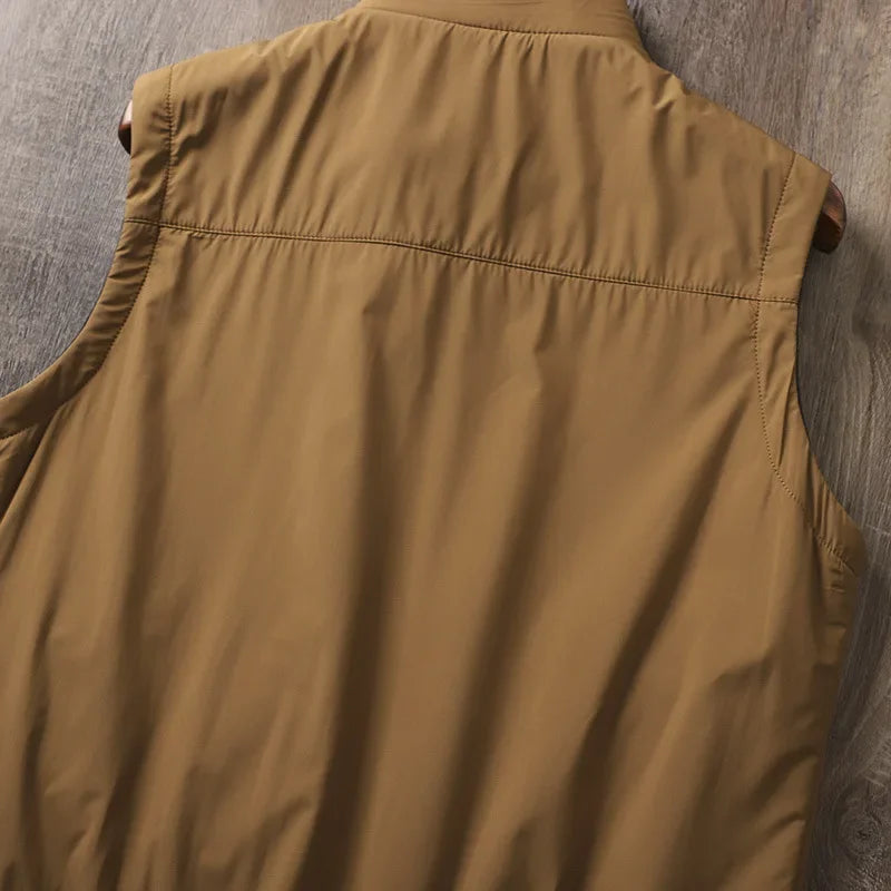 Men's Performance Quilted Vest - Water-Resistant Warm Vest