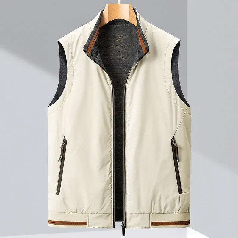 Men's Performance Quilted Vest - Water-Resistant Warm Vest
