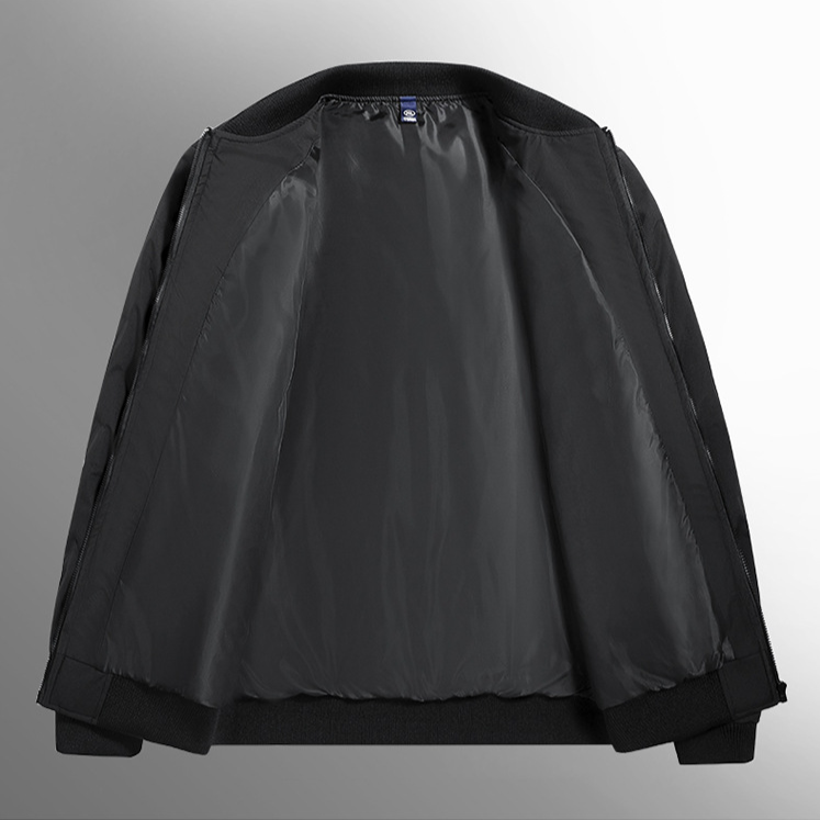 Black jacket on a gray background