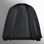 Black jacket on a gray background
