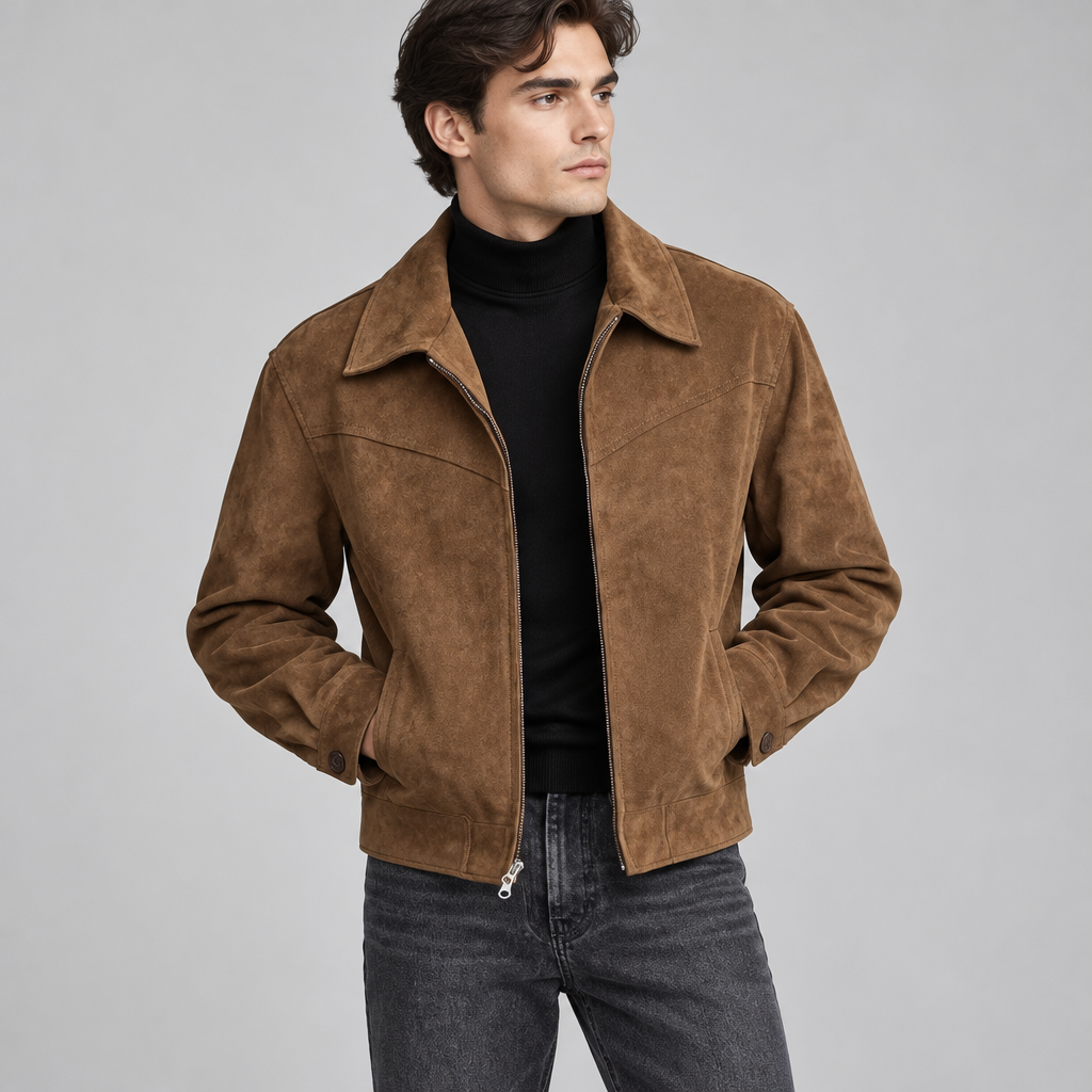 Men's Streetwear Urban Jacket – Plush Outerwear Coat