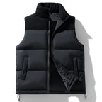 Men's Casual Stylish Warm Quilted Puffer Winter Layering Vest