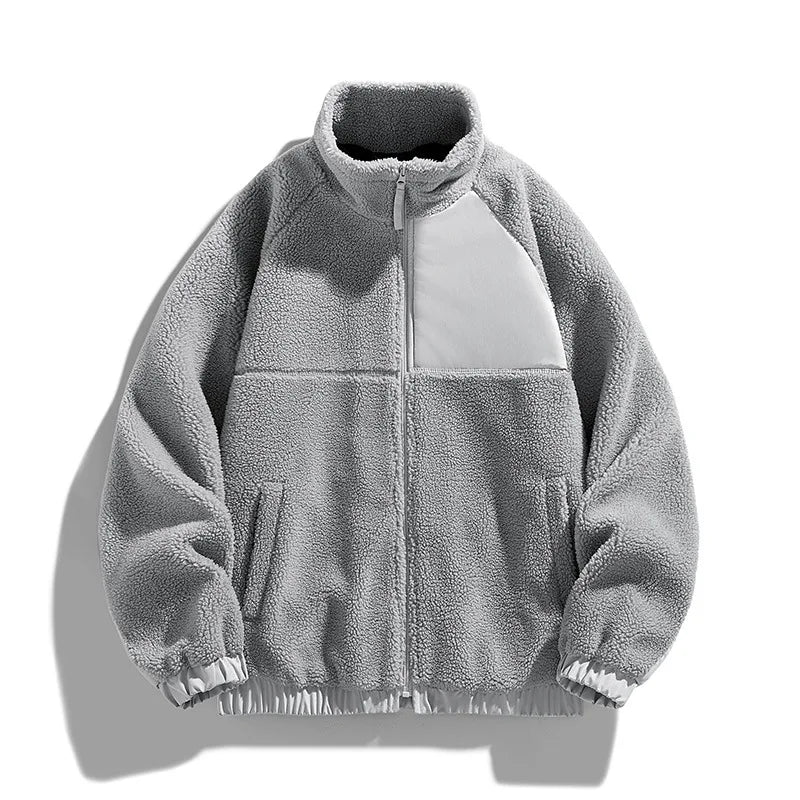 Men's Thick Fleece Zipper Jacket | Warm Winter Coat