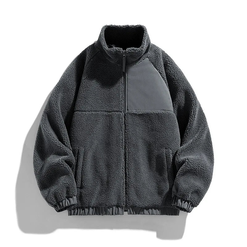 Men's Thick Fleece Zipper Jacket | Warm Winter Coat