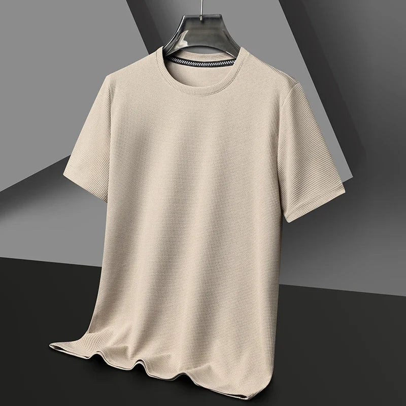 Men’s Waffle Knit Casual T-Shirt