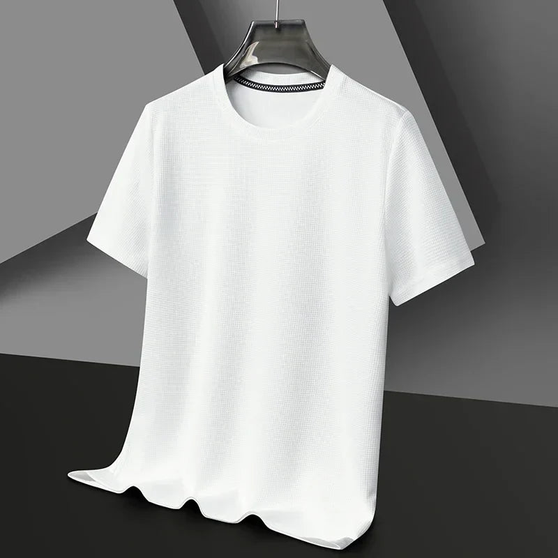 Men’s Waffle Knit Casual T-Shirt