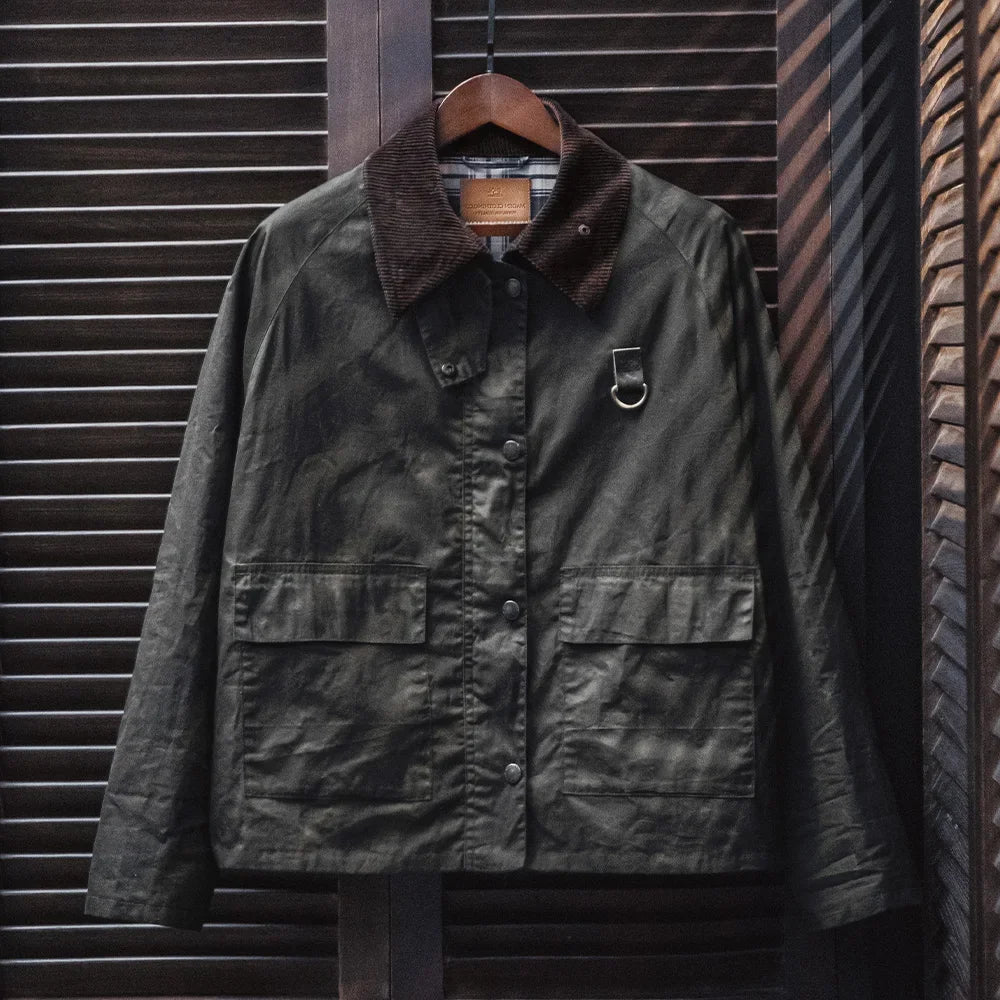 Men's Waxed Spey Fishing Jacket | Vintage Heritage Coat