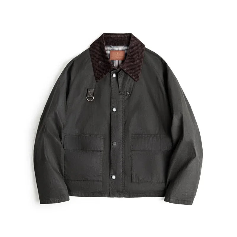 Men's Waxed Spey Fishing Jacket | Vintage Heritage Coat