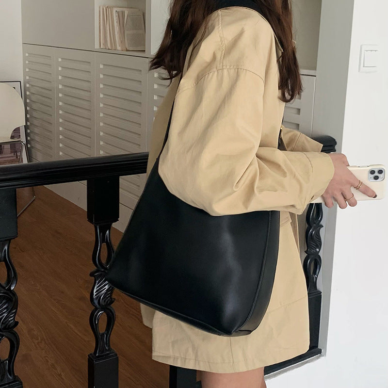 Minimalist PU Leather Bag For Women Everyday Essentials