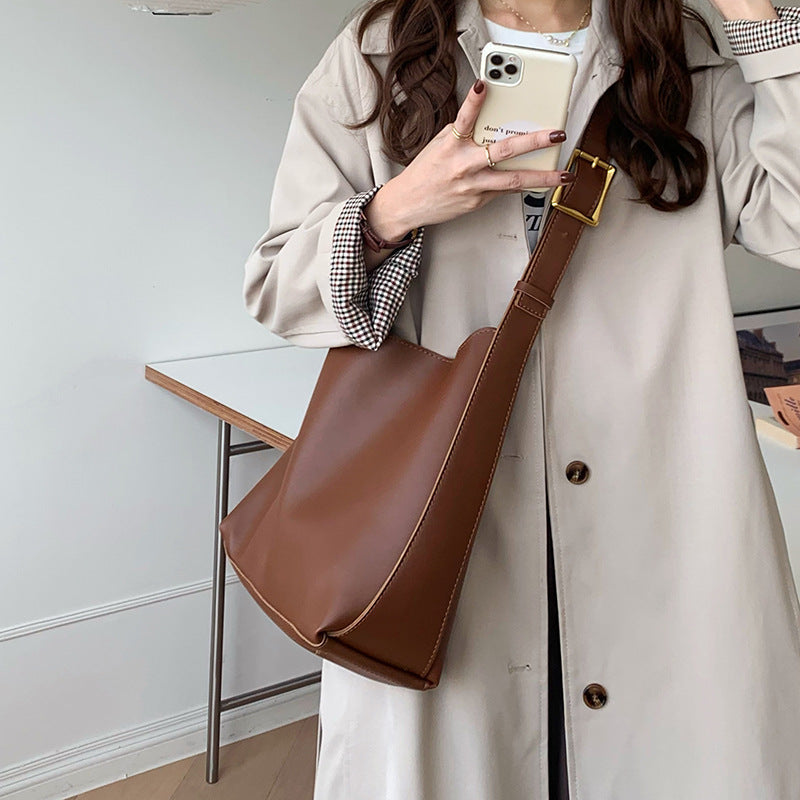 Minimalist PU Leather Bag For Women Everyday Essentials