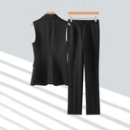Women's Executive Vest Pantsuit Set | Stylish 2-Piece Suit