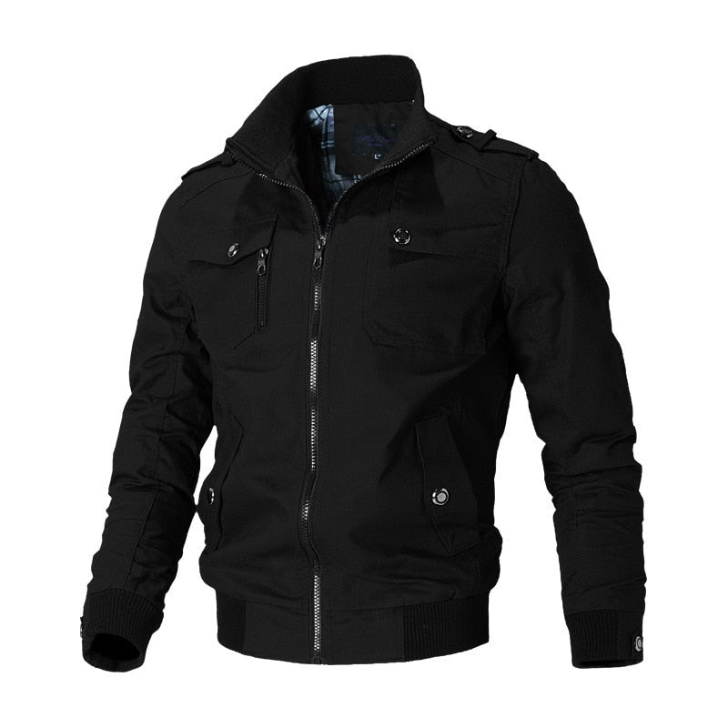 Black jacket on a white background