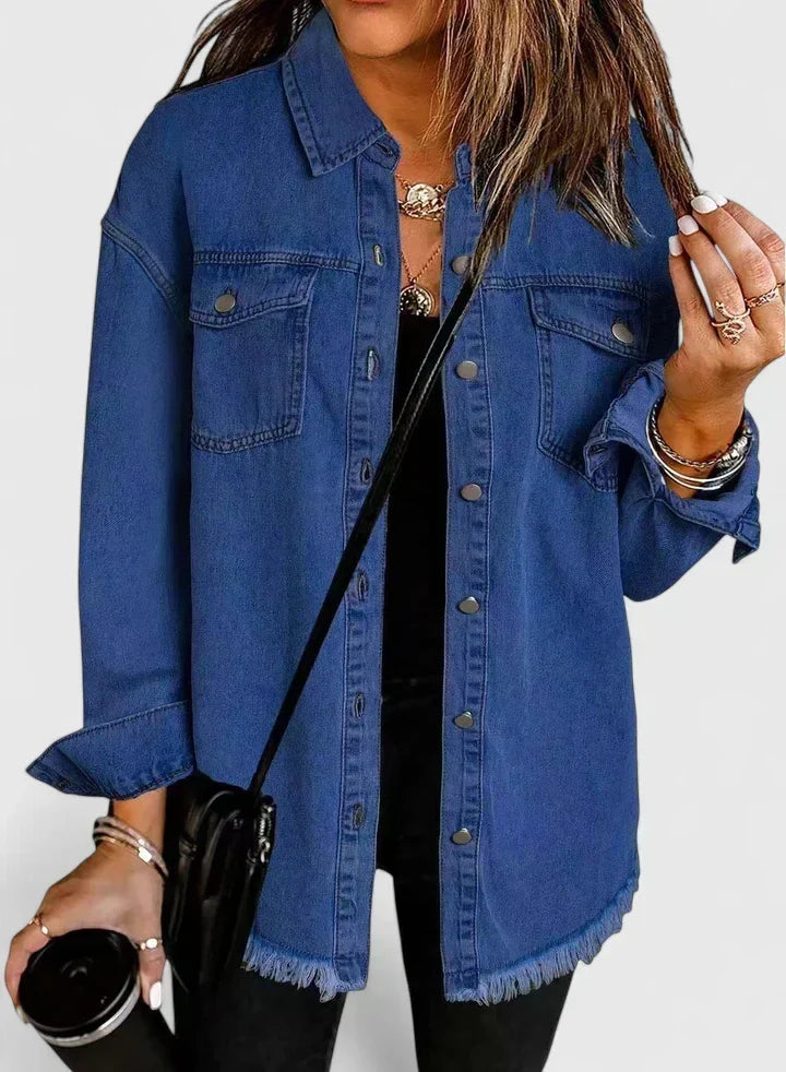 Women's Novalyssa Denim Jacket | Relaxed Fit Outerwear
