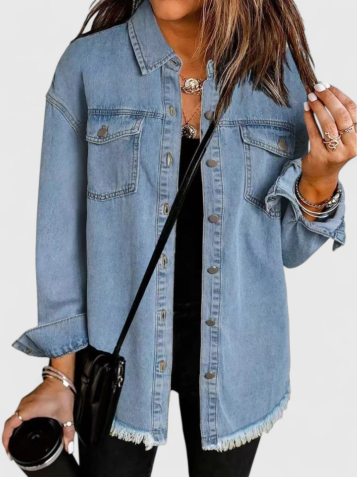 Women's Novalyssa Denim Jacket | Relaxed Fit Outerwear