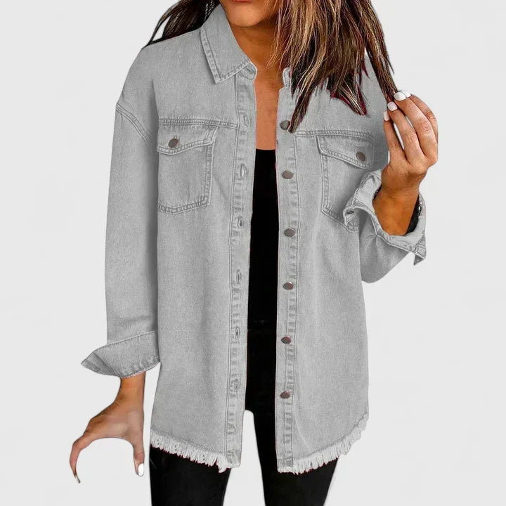 Women's Novalyssa Denim Jacket | Relaxed Fit Outerwear