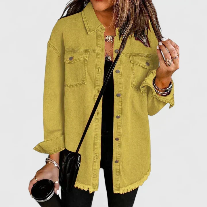 Women's Novalyssa Denim Jacket | Relaxed Fit Outerwear