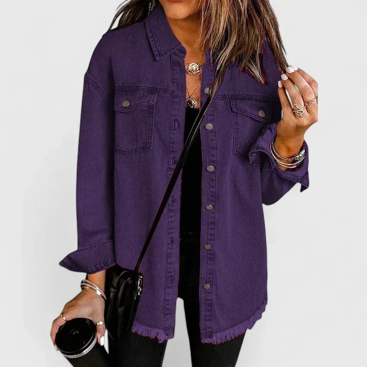 Women's Novalyssa Denim Jacket | Relaxed Fit Outerwear