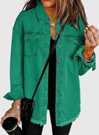 Women's Novalyssa Denim Jacket | Relaxed Fit Outerwear