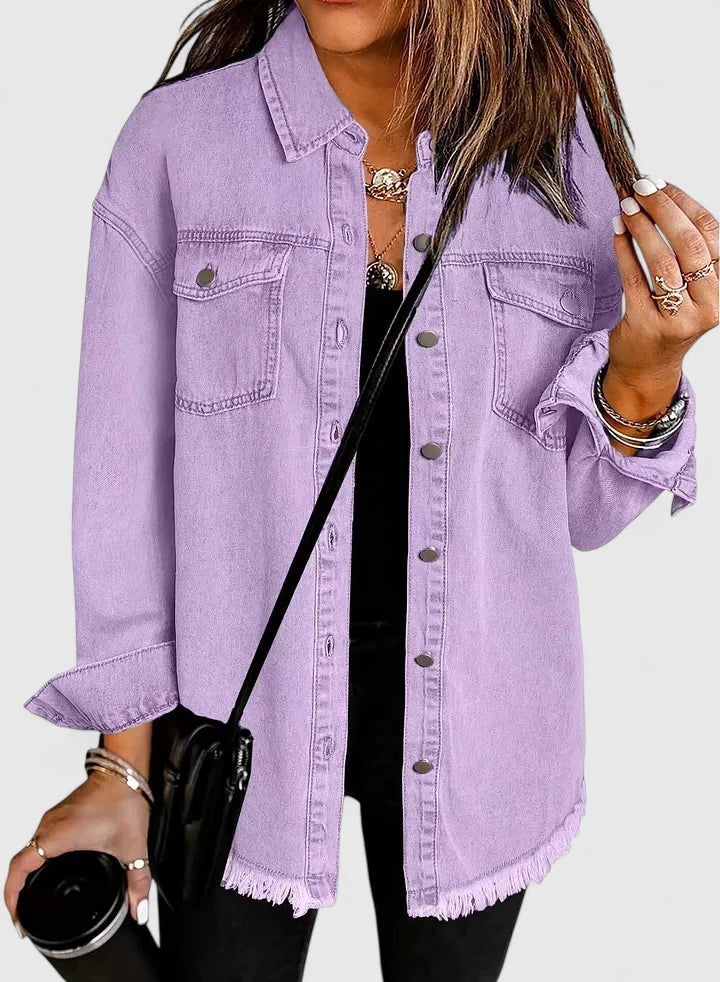 Women's Novalyssa Denim Jacket | Relaxed Fit Outerwear