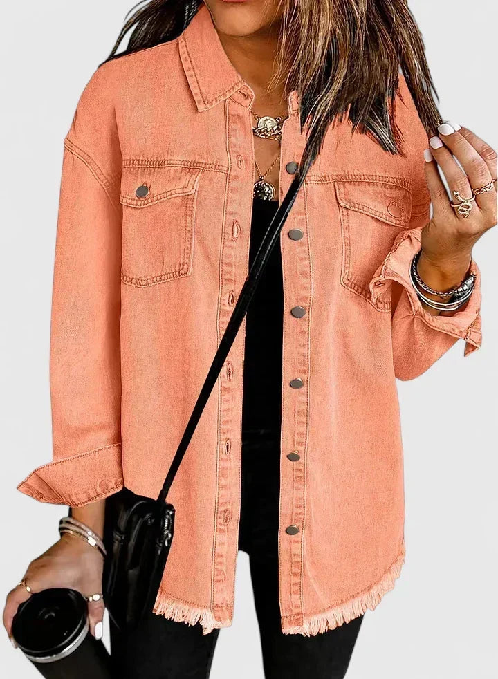 Women's Novalyssa Denim Jacket | Relaxed Fit Outerwear