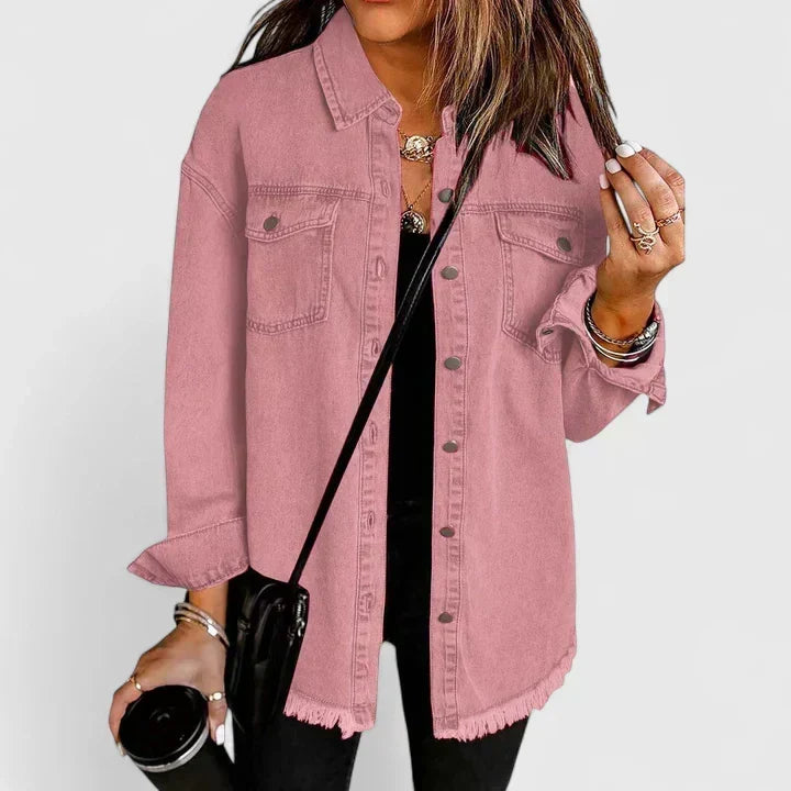 Women's Novalyssa Denim Jacket | Relaxed Fit Outerwear