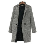 Women's Olive Long Wool Overcoat | Warm & Elegant Outerwear