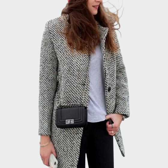 Olivia Women's Elegant Long Coat | Tailored Warm Outerwear