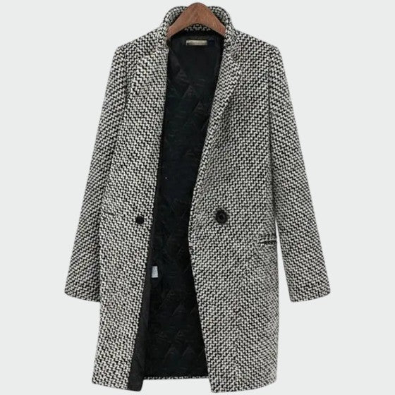 Olivia Women's Elegant Long Coat | Tailored Warm Outerwear