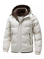 Men's Hooded Puffer Jacket | Plus-Size Warm Outerwear