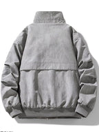 Gray jacket on a white background