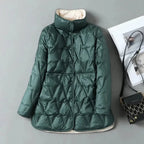 Women's Quilted Down Jacket | Warm Winter Outerwear