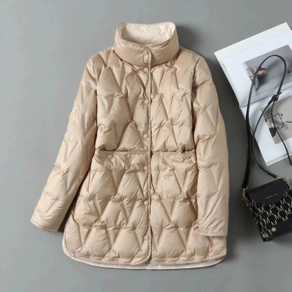 Women's Quilted Down Jacket | Warm Winter Outerwear