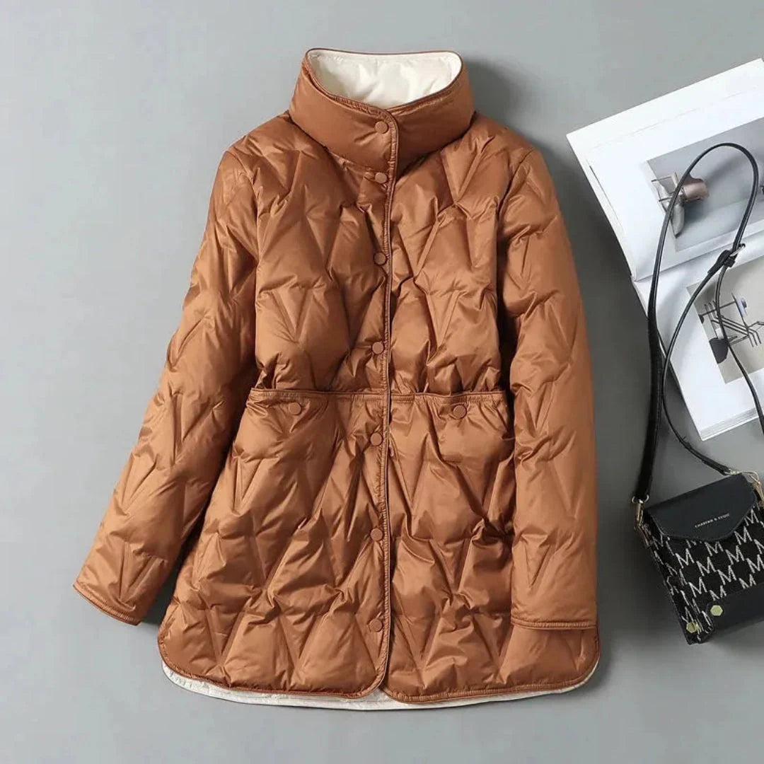 Women's Quilted Down Jacket | Warm Winter Outerwear