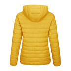 Women's Quilted Warm Puffer Jacket | Chloe Hooded Winter Coat