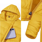 Women's Quilted Warm Puffer Jacket | Chloe Hooded Winter Coat