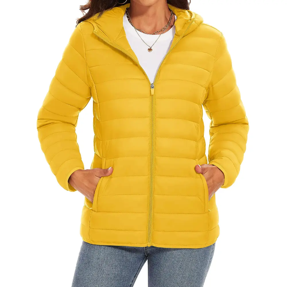 Women's Quilted Warm Puffer Jacket | Chloe Hooded Winter Coat