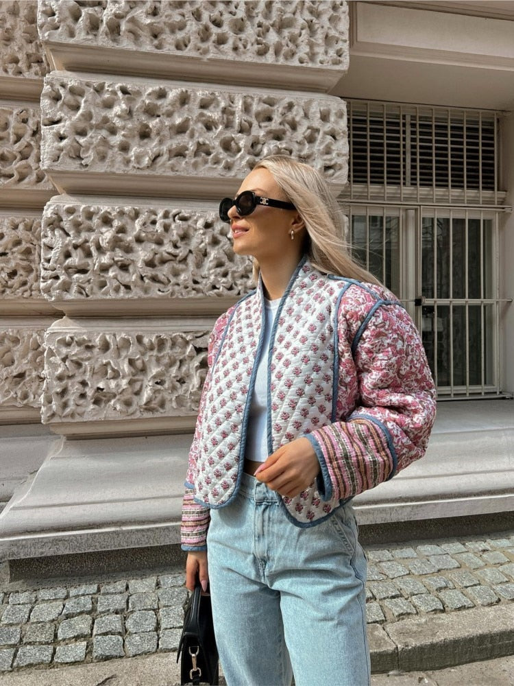 Women's Vintage Reversible Jacket | Two In One Coat