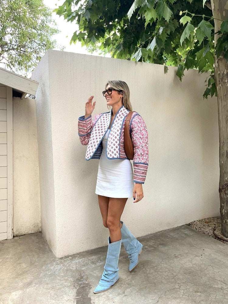 Women's Vintage Reversible Jacket | Two In One Coat