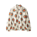 Women's Classic Printed Loose-Fit Parka | Casual Commuter Style Jacket