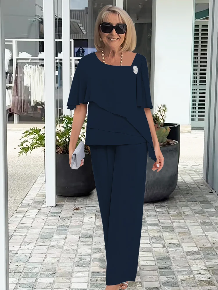 Women's Elegant Summer Outfit Set | Top & Skirt Set