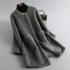 Women's Shearling Fur Coat | Elegant Warm Winter Outerwear
