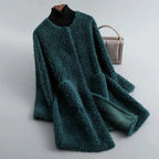Women's Shearling Fur Coat | Elegant Warm Winter Outerwear