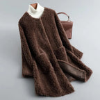 Women's Shearling Fur Coat | Elegant Warm Winter Outerwear