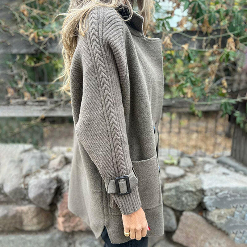 Women's Double-Breasted Coat | Warm & Elegant Outerwear