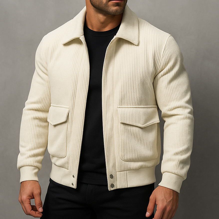 Men's Corduroy Jacket – Casual Vintage Outerwear Coat